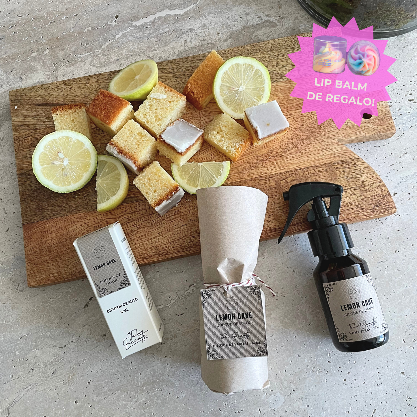 Cyber | Colección Lemon Cake + Lip Balm de Regalo