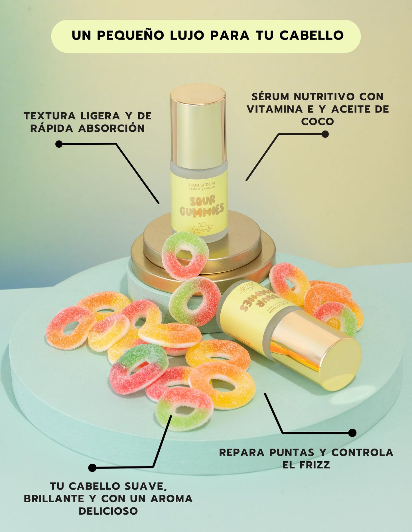 Hair Serum Sour Gummies