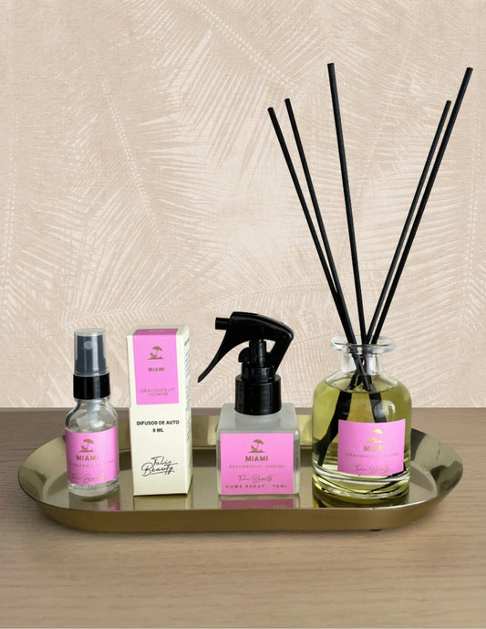 Pack Sweet Home | Home Spray (Travel Size) + Difusor de Auto + Home Spray + Difusor de Varitas