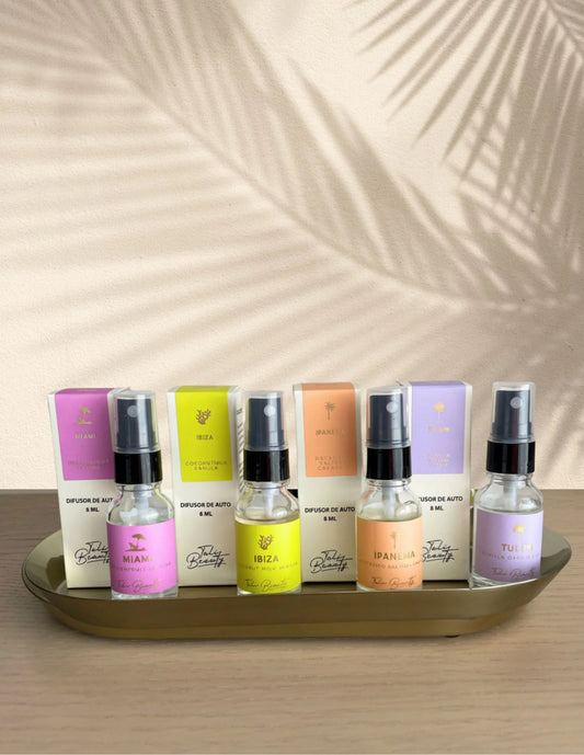 Pack Sweet Car | 4 Home Spray (Travel Size) + 4 Difusor de Auto